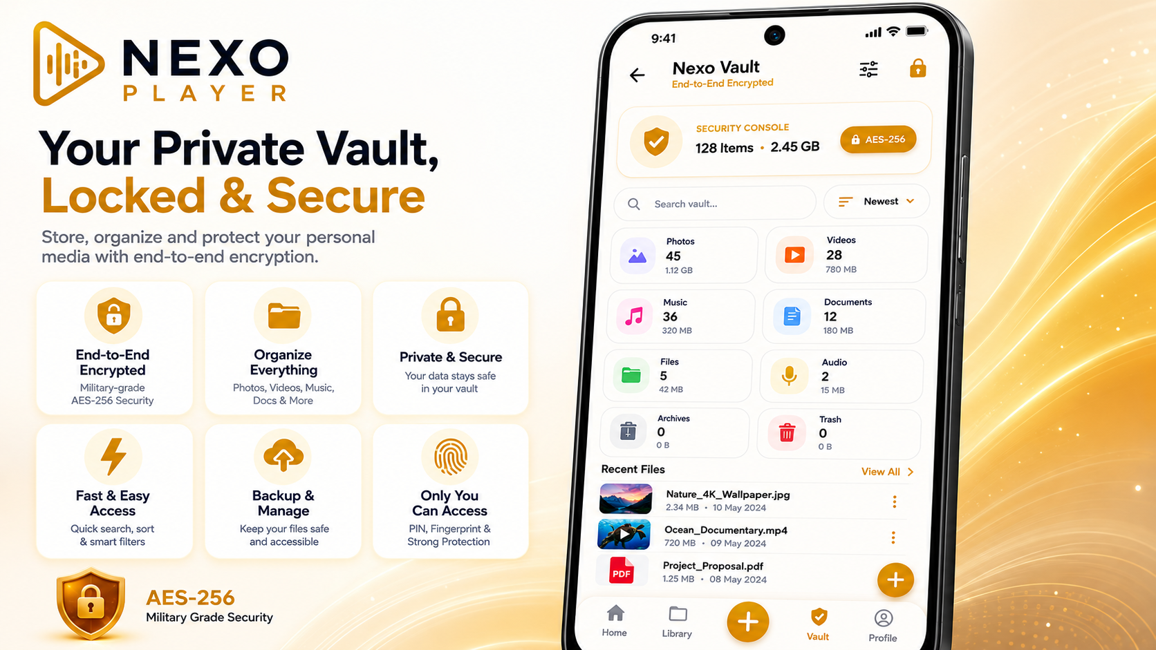 Private Vault — Locked & Hidden