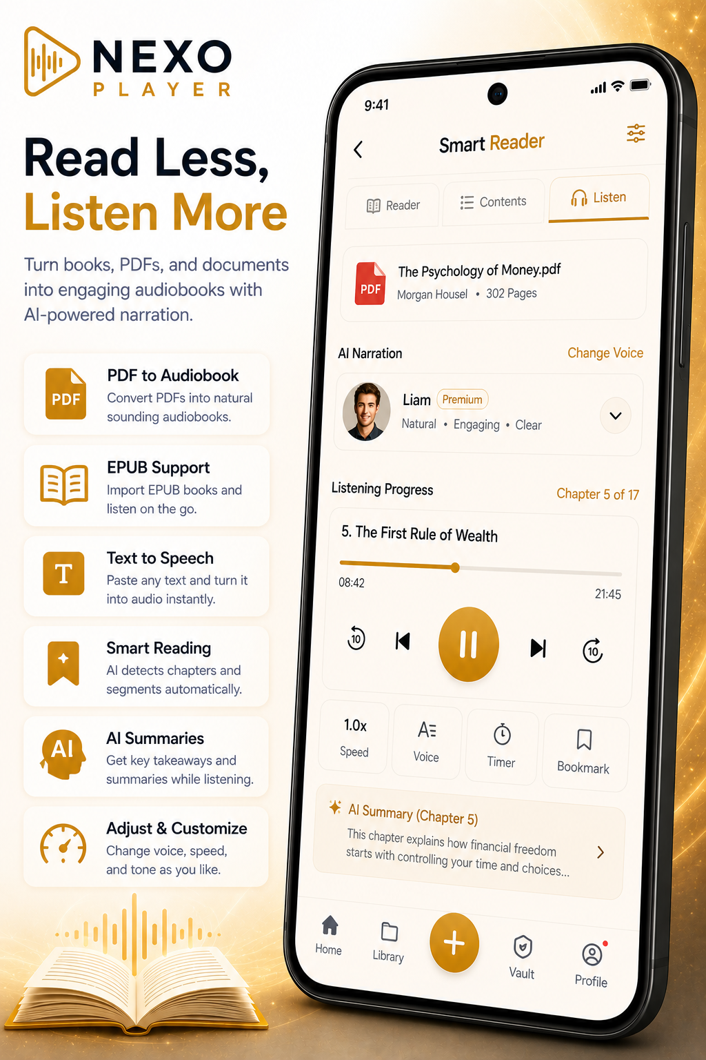 Read Less, Listen More